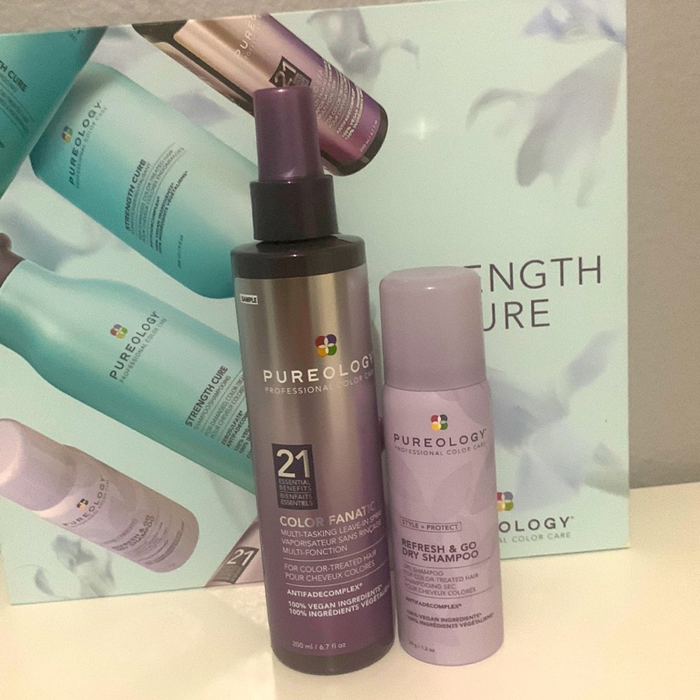 21 essential benefits spray (6.7 fl oz) and dry shampoo (1.2oz) new